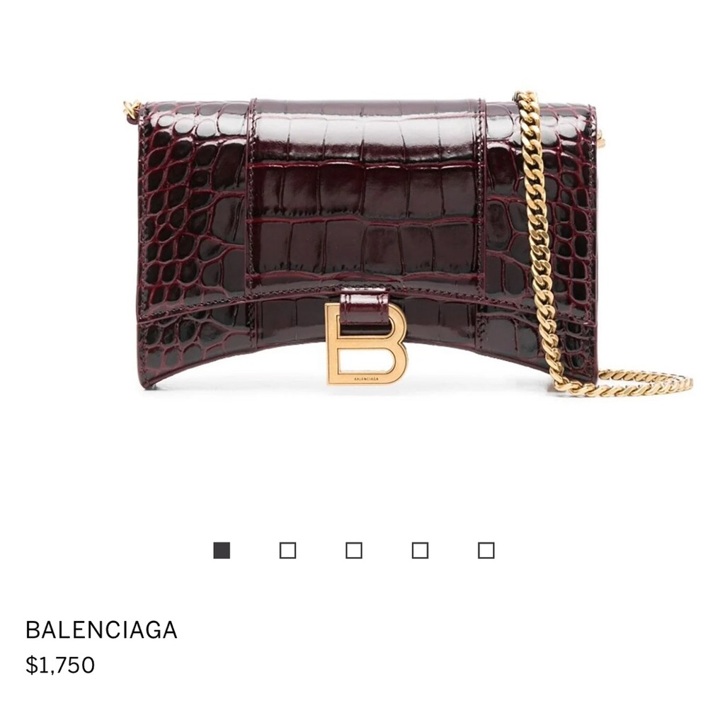 Balenciaga hourglass wallet bag